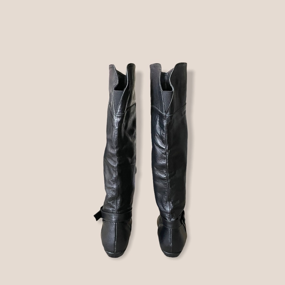 Chinese Laundry Black Riding Boots 5.5 Solid Black - Picture 4 of 5